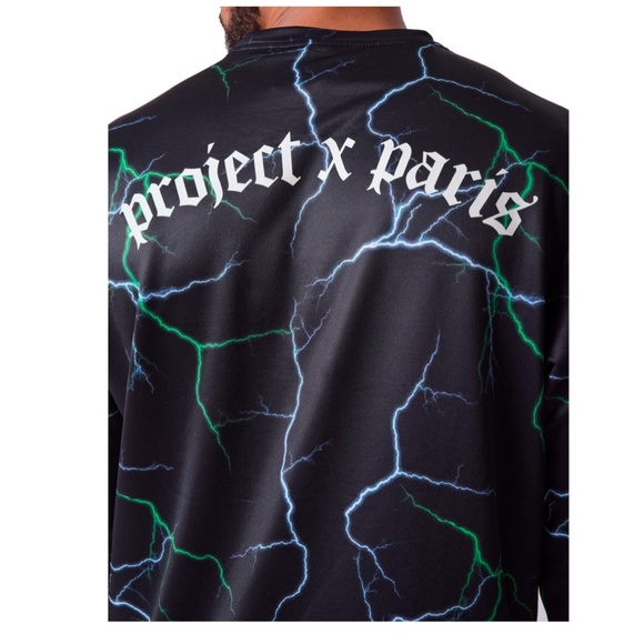 NWT Project X Paris Black Lightning Sweater - Picture 5 of 5